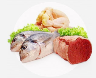 Compra carnes y pescados siempre firmes.