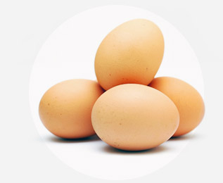 Compra huevos limpios.