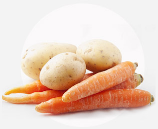 Mantén frescas tus zanahorias y papas.